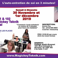 Cours Magickey Teknik 101-samedi 30 NOVEMBRE 2019 MONTRÉAL