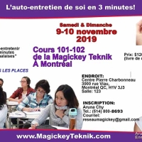 Cours 101 et Cours 102 Magickey Teknik - MONTRÉAL -FORMATION d'un week-end